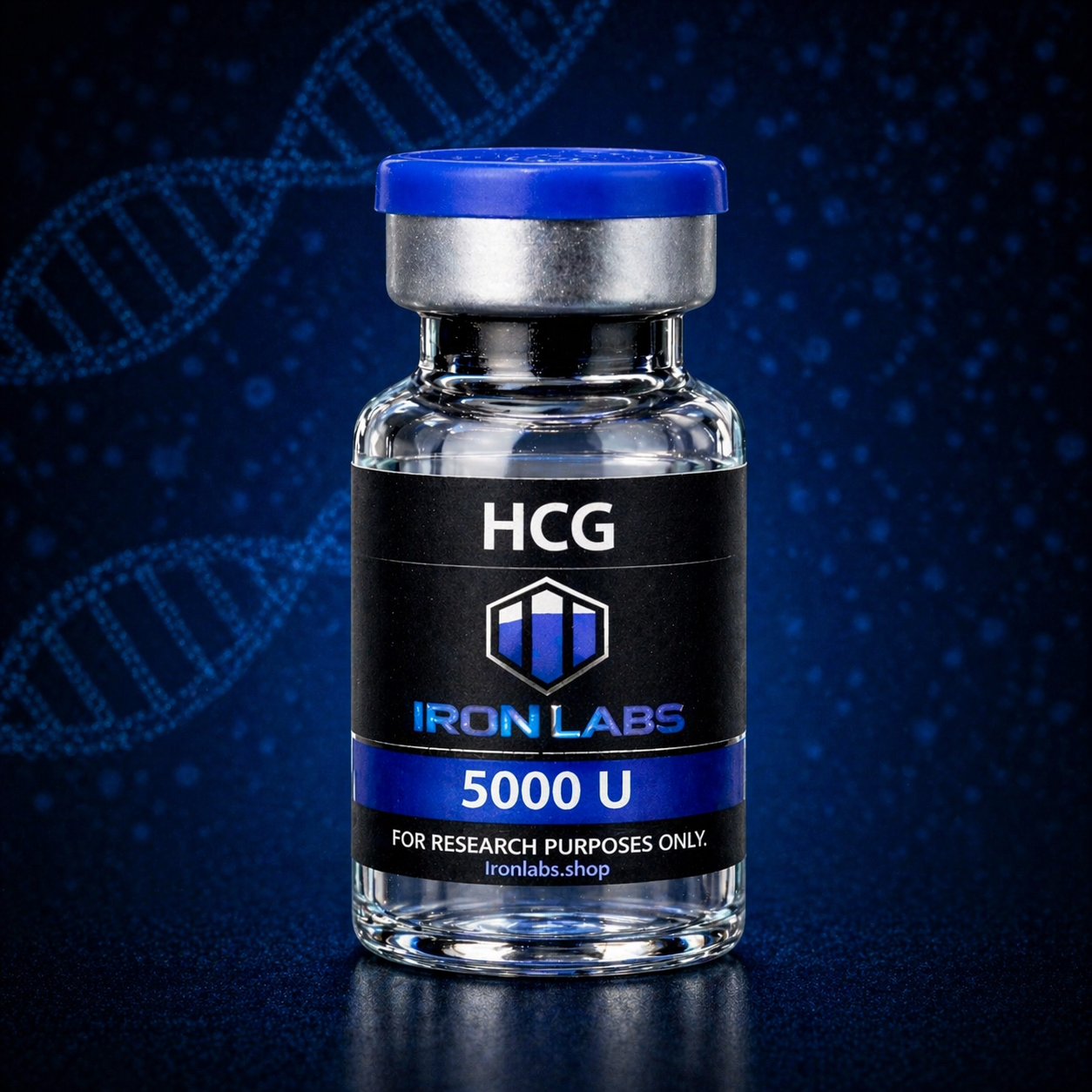 HCG 500iu HCG research peptide vial - Iron Labs