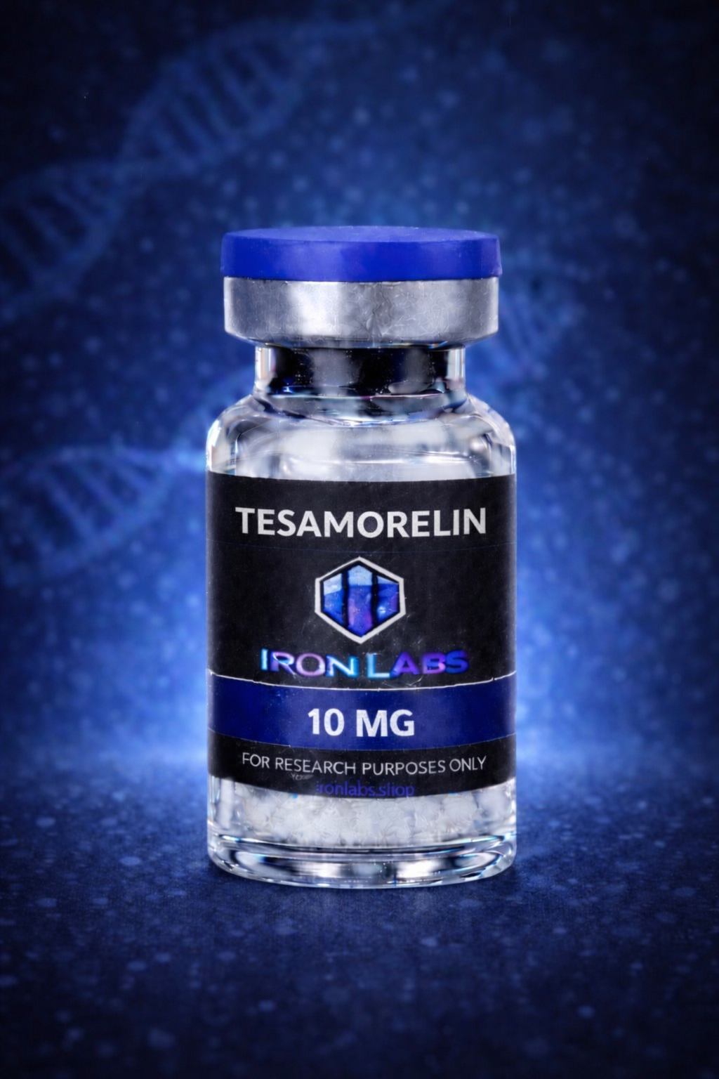 Tesamorelin 10mg Tesamorelin research peptide vial - Iron Labs